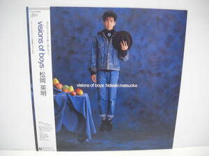 # Matsuoka Hideaki / Visions of Boys / obi attaching LP #