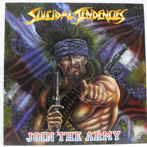 SUICIDAL TENDENCIES-Join The Army (US オリジナル 「光に透かすと見える赤盤」LP+