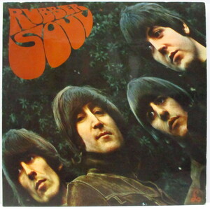 BEATLES-Rubber Soul (UK the first times original [ loud Mix] Rome n calligraphic style labe* monaural LP/G&L