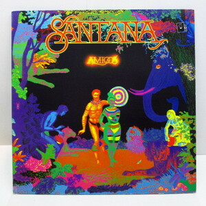 SANTANA-Amigos (UK オリジナル LP+インナー/見開ジャケ)