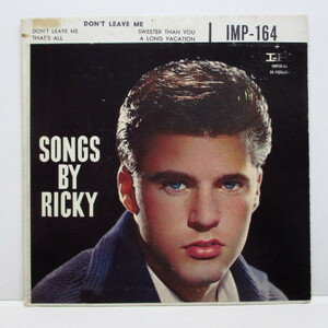 RICKY NELSON (RICK NELSON)-Songs By Ricky (US Orig.EP)