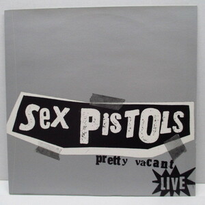 SEX PISTOLS-Pretty Vacant Live (EU '96 Limited Edition "Silver Vinyl" 7+PS)