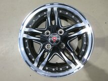 (R05/12/11) ■14インチ 社外アルミホイール / AME シュタイナー STEINER / 14X4.5J+45 / 4H PCD100 / 4本 / 中古_画像4