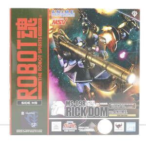 玩W31 未開封品 ROBOT魂 MS-09R リック・ドム　A.N.I.M.E. リアルタイプカラー 魂ウェブ限定 輸送箱は開封済 ガンダム