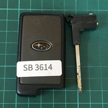 SB3614点灯なし スバル 純正 スマートキー キーレス リモコン インプレッサ エクシーガ フォレスター レガシィ等3ボタン_画像2