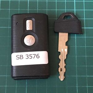 SB3576点灯なし スバル 純正 スマートキー 2ボタン プレオ ステラ ステラカスタム RN1 RN2等 キーレス リモコン