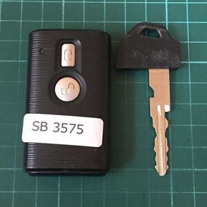 SB3575点灯なし スバル 純正 スマートキー 2ボタン プレオ ステラ ステラカスタム RN1 RN2等 キーレス リモコン