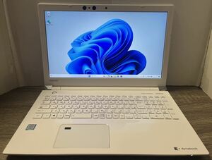 1円～ ノートPC TOSHIBA dynabook AZ65/GW PAZ65GW-BEP Intel Core i7-8550U Windows11 HDD1TB Blu-ray対応ドライブ ノートパソコン 