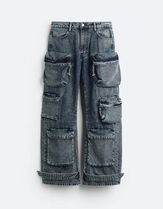 ポケット　ユーティリティデニムパンツ　EU42 JP 32 新品未使用　ZARA