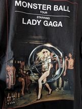 【閉店出品中】レディガガLADY GAGAワールドツアーTシャツ2010年 （S)アーティストT バンドT バンT _画像2