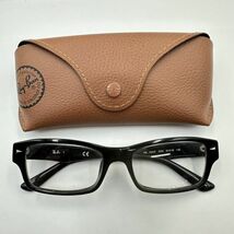 M198-I37-3326 Ray-Ban レイバン RB 5254F 2000 54□18 145 眼鏡 メガネ メンズ アイウェア ブラックカラーフレーム ケース付き ①_画像1