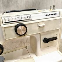 P605-J009446-2 JANOME ジャノメ MODEL 620 足踏みミシン フットコントローラー/本体カバー付き 動作確認済み ⑥_画像3