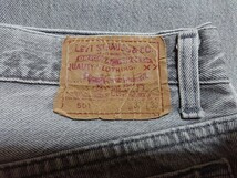 90s Levi's 501 先染め ビンテージ 米国製 w33 トップボタン裏532 リーバイス MADE IN U.S.A. _画像8