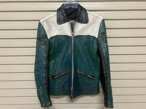 * prompt decision! ultra elegant! Vintage Kawasaki KAWASAKI rider's jacket / search Biker America England Harley Honda Yamaha 