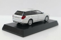京商 1/64 スバル レガシィ ツーリングワゴン 白 ホワイト ミニカーコレクション サークルKサンクス Subaru Legacy Touring Wagon White_画像2
