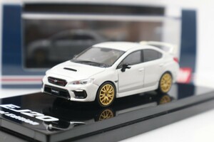 HJ 1/64 スバル WRX EJ20 ファイナルエディション フルパッケージ エンジン付 ホビージャパン ホワイト パール Final Edition Full Package