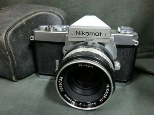 A4157 ニコン ニコマットFT レンズ：NIKKOR-Hオート 50mm フィルムカメラ 現状品