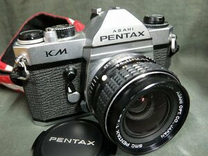 A4174 アサヒペンタックス KM レンズ：30mm フィルムカメラ 現状品