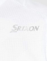 新品 スリクソン 半袖 モックネック シャツ Lサイズ RGMVJA03 白 ホワイト ZERO ROUND 税込8,360円 吸汗 ストレッチ ゴルフウェア_画像3