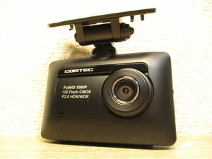 ① コムテック COMTEC ドライブレコーダー ZDR-015 フロントカメラ 本体のみ　動作確認済み 前後2カメラモデル