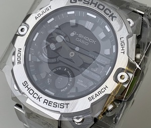 【未使用・1円出品】F0277 CASIO カシオ G-SHOCK Gショック 腕時計 G-STEEL GST-B400 デジアナ タフソーラー メンズ腕時計 現状稼働品
