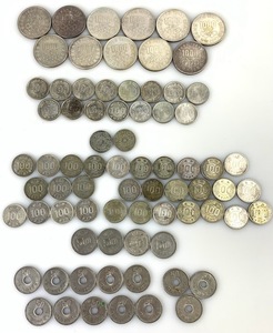 【額面スタート】K2391 記念銀貨 1000円 100円 50円 計75枚セット 総重量531.3g 鳳凰 稲穂 オリンピック 菊 ニッケル 記念硬貨 古銭