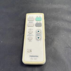 「M82_21N」TOSHIBA/東芝 FRC-199T LED照明灯用リモコン　動作品