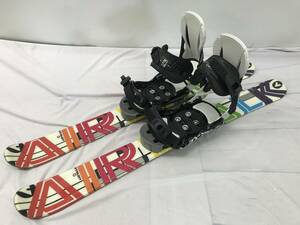 ☆★【USED】AIR WALKエアウォーク ショートスキー 板 約98ｃｍ/ビンディング ＪＯＹＲＩＤＥ ヤマト運輸スキー宅急便送料+カバー代金400円