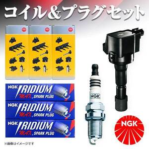 BKR6EIX-P U5384 アクティ HH5 HH6 スパークプラグ ＆ イグニッションコイル セット6 NGK ホンダ イリジウムMAXプラグ 交換 補修 プラグ