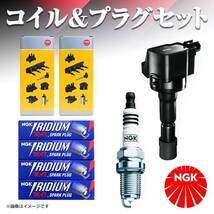 BKR5EIX-11P U4008 ジムニー シエラ JB43W スパークプラグ ＆ イグニッションコイル セット6 NGK スズキ イリジウムMAXプラグ 交換 補修_画像1