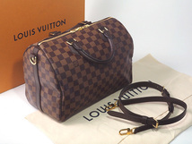 ◆ミウラ◆ルイ・ヴィトン LOUIS VUITTON ダミエ スピーディ バンドリエール30 ボストン ハンドバッグ N41367 未使用展示品_画像9