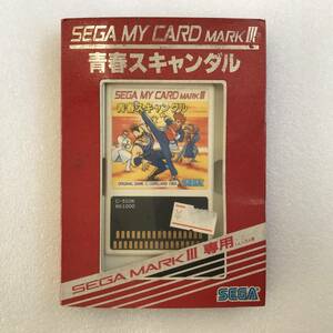 SEGA マークⅢ『青春スキャンダル』セガ、セガマイカード