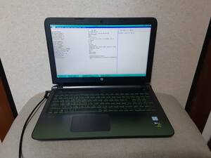 HP Pavilion Gaming 15-ak051TX Intel Core i7-6700HQ CPU NVIDIA GTXゲーミングノートパソコン(160823