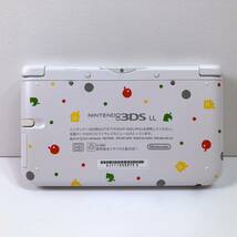 84【中古】Nintendo 3DS LL 本体 SPR-001 ニンテンドー 3DS LL どうぶつの森仕様 ホワイト タッチペン付き 動作確認 初期化済み 現状品_画像7