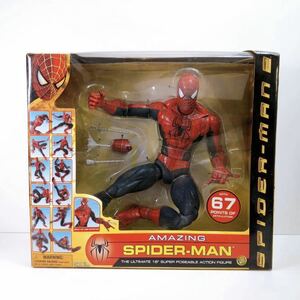 55【未開封】AMAZING SPIDER-MAN TOY BIZ WITH 67 POINTS OF ARTICULATION! アメイジング スパイダーマン フィギュア 海外製 自宅保管品