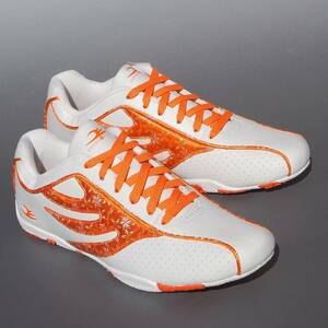  dead!! US 9 1/2 /27.5cm new goods!! new goods DRAGONBEARD Dragon Bear -do white x orange leather sneakers 