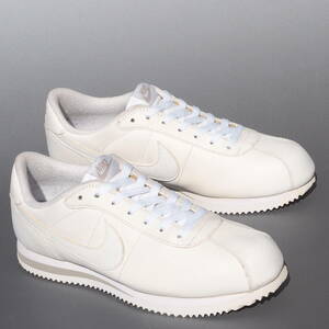 レア!! US 9 / 27cm 廃盤 レア 15年製 NIKE CORTEZ BASIC LEATHER 06 白ｘ白 レザー コルテッツ