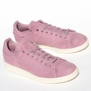 美品!! US 8 / 26cm 限定 22年製 adidas STAN SMITH スタンスミス 薄紫 パープル STANSMITH スニーカー