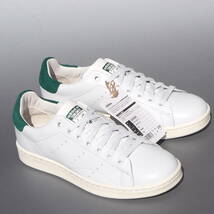 デッド!! 希少!! 新品 US 7 ・25cm 2022年製 adidas STAN SMITH H スタンスミス ハイレット 白ｘ緑 天然皮革_画像1