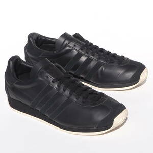 美品!! 希少!! US 9 1/2 / 27,5cm adidas country OG MITA アディダス カントリー ミタ 別注 レザー 黒 白 AF5594 天然皮革レザー