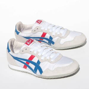 美品!! US 4 / 22,5cm 限定!! オニツカタイガー SERRANO セラーノ 白xトリコロール Onitsuka Tiger