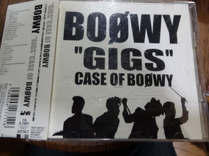 BOOWY★GIGS~CASE OF BOOWY★帯付2CD名盤！