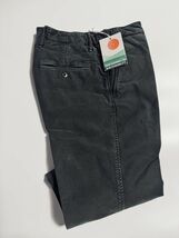 4244】新品4.3万【INCOTEX / インコテックス　30　秋冬モデル　SLIM FIT　定番SLACKS　ウォッシュド加工ストレッチパンツ】ダークグレー_画像1