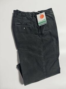 4244】新品4.3万【INCOTEX / インコテックス　30　秋冬モデル　SLIM FIT　定番SLACKS　ウォッシュド加工ストレッチパンツ】ダークグレー