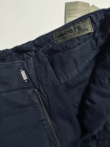 4237】新品4.3万【INCOTEX / インコテックス　30　秋冬モデル　SLIM FIT　定番SLACKS　ウォッシュド加工ストレッチパンツ】ネイビー_画像7