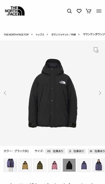 THE NORTH FACE マウンテンダウンジャケット 防寒防水 ノースフェイス