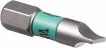 Wera 【ビット】〈056066〉800/1B TZ ビット マイナス 1.0×5.5×25mm_画像1