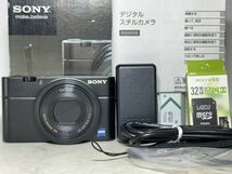 ◆展示品◆SONY ソニー Cyber shot サイバーショット DSC -RX 100 コンパクトデジタルカメラ 32GBメモリ 元箱_画像1