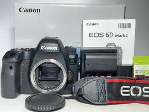 ◆極美品◆Canon キヤノン EOS 6D Mark II デジタル 一眼レフカメラ ボディ 予備バッテリー 32GBメモリ 元箱 6ヶ月動作保証