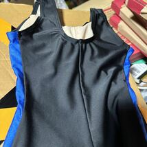 交渉歓迎【新品】紺色 競泳水着 学生服 スクール水着 スポーツウェア スイミングスクール 競泳水着 Sサイズ キンキユニフォーム_画像5